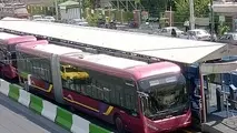 اختلال خدمات BRT در محدوده میدان شهید بهشتی تبریز