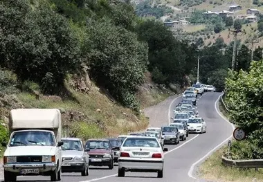 لغو یکطرفه شدن جاده چالوس تا اطلاع ثانوی