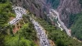 وضعیت ترافیک جاده‌ ها؛ سنگینی تردد در جاده چالوس و آزادراه قزوین کرج و هشدار مه‌ گرفتگی در شمال