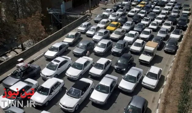 ترافیک نیمه سنگین در کرج - تهران