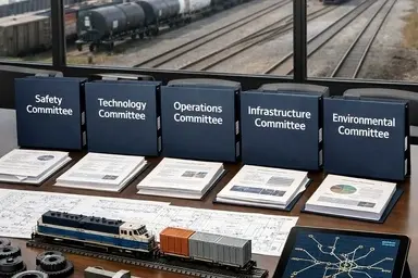 انتصاب روسای کارگروه‌ های پنج‌ گانه تخصصی انجمن صنایع ریلی ایران