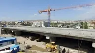 پیشرفت عملیات مقاوم سازی پل تقاطع بزرگراه شهید سلیمانی و حقانی