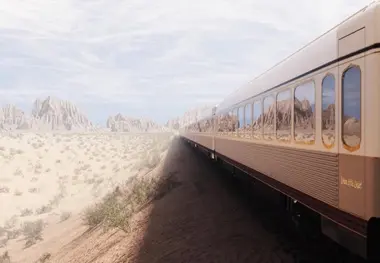 فیلم| راه آهن حمل مواد معدنی عربستان