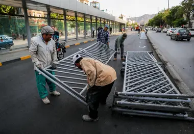 سرنوشت نرده های بی آر تی تهران چه شد؟ درخواست شفاف سازی درباره هزینه های شهرداری