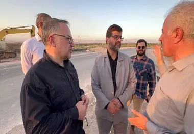 بازدید از قطعه ۹ و ۱۰ بزرگراه کربلا در شهرستان قصر شیرین 