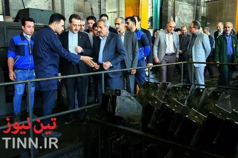 دیدار سعید رسولی با کارگران کارخانجات تعمیرات اساسی لکوموتیو و قطارها