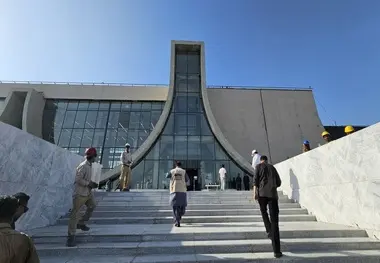 گزارش تصویری | بازدید وزیر راه و شهرسازی از پروژه راه‌ آهن چابهار–زاهدان
