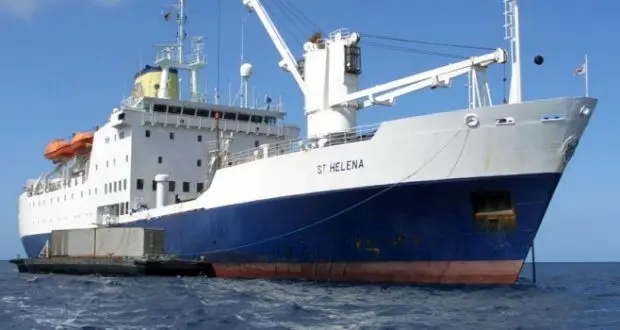 Remote St Helena loses maritime access