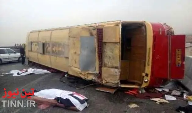 واژگونی اتوبوس دانشجویان با۲کشته و۳۷مجروح