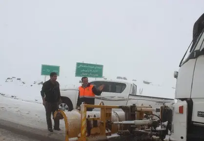 برف در خلخال