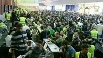 ازدحام در فرودگاه نجف/ این بار عوارض ۱۰ دلاری زائران را غافلگیر کرد