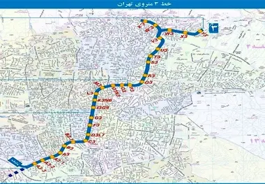 تکمیل نواقص 3 ایستگاه خط 3 مترو با تامین پله برقی