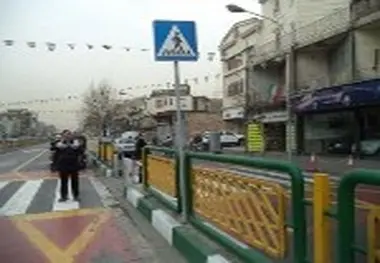 نصب و نوسازی المان های ترافیکی در شمالغرب تهران