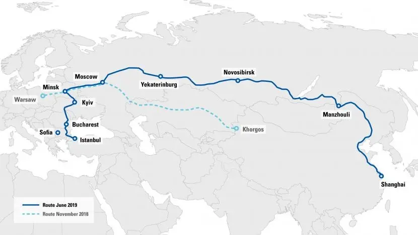New route through Russia launched for TIR journeys from China to Turkey