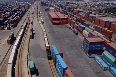 Hormozgan Ports Director Reports Significant Surge in Rail Traffic and Cargo Movement at Shahid Rajaee Port
