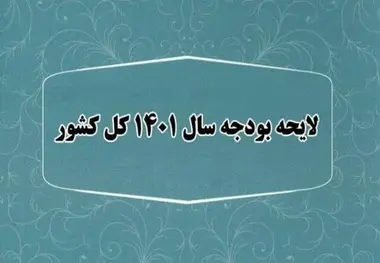 کلیات لایحه بودجه ۱۴۰۱ تصویب شد