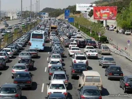 ترافیک سنگین درآزادراه های البرز