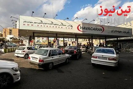پمپ بنزین های تهران پس از اعلام سهمیه بندی