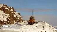 برف و کولاک ۱۹۲ راه روستایی را در قزوین مسدود کرد