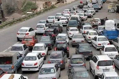 ترافیک سنگین در آزادراه کرج – قزوین و آزادراه قزوین – کرج - تهران 