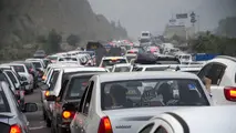 ترافیک نیمه سنگین در محور شهریار-تهران