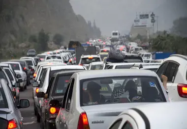 ترافیک نیمه سنگین در محور شهریار-تهران
