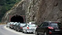 ترافیک سنگین در جاده چالوس، آزادراه تهران-شمال و آزادراه کرج-قزوین 
