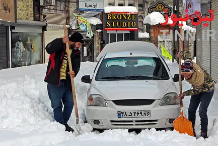 بارش برف در ارسباران،‌ بهشهر و لاهیجان