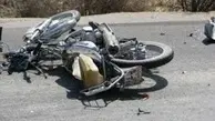 تصادف مرگبار اتوبوس با موتورسیکلت در بندر خمیر