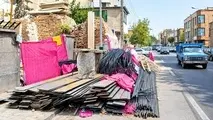 انسداد پیاده‌ روها در پروژه‌ های عمرانی؛ تهدیدی جدی برای ایمنی عابران پیاده