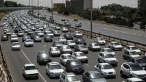  ترافیک نیمه‌سنگین در محور‌های کرج-چالوس، قزوین-کرج 