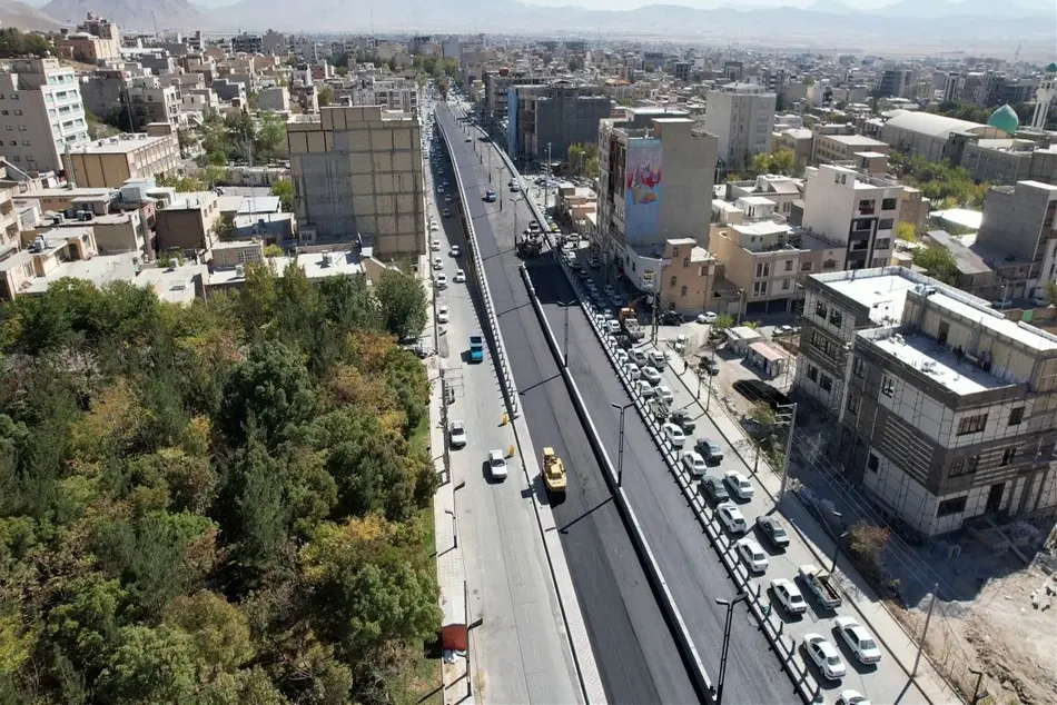 تقاطع غیرهمسطح شهرکرد آماده بهره‌ برداری شد