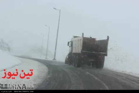 گزارش تصویری/ بارش نخستین برف پاییزی در جاده خلخال - اسالم