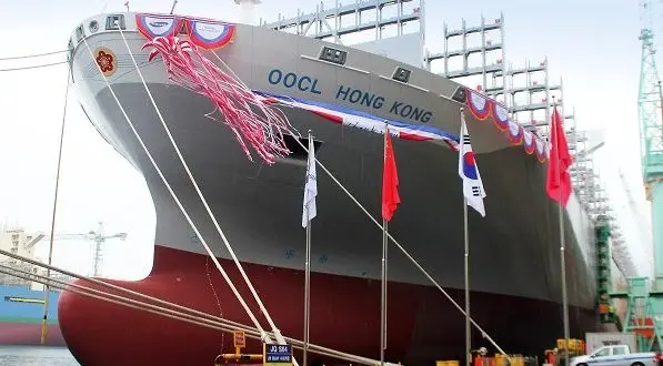 OOCL names largest container vessel