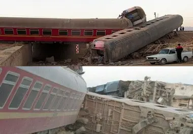 تشریح جزئیات حادثه خروج از ریل قطار طبس - یزد 