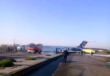 Airliner landing out of runway in Mahshahr airport with no casualties