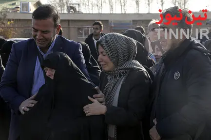 ورود پیکر خلبان شهید رحمانی به تهران