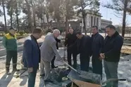 آیین روز درختکاری در راه‌ آهن تهران برگزار شد/راه‌ آهن؛ پیشگام حمل‌ ونقل پاک و توسعه فضای سبز