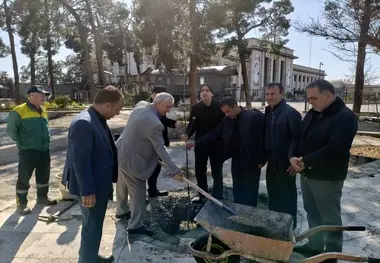 آیین روز درختکاری در راه‌ آهن تهران برگزار شد/راه‌ آهن؛ پیشگام حمل‌ ونقل پاک و توسعه فضای سبز