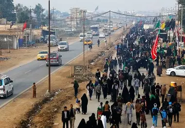 ورود هزاران زائر از کشور آذربایجان برای مراسم اربعین حسینی از مرز آستارا