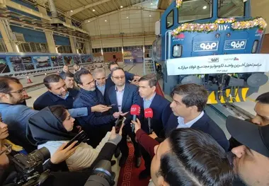 آخرین لکوموتیو خریداری شده فولاد مبارکه از مپنا لکوموتیو تحویل داده شد
