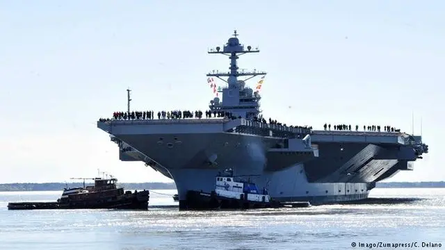 گران‌ترین کشتی جنگی جهان به ناوگان آمریکا پیوست