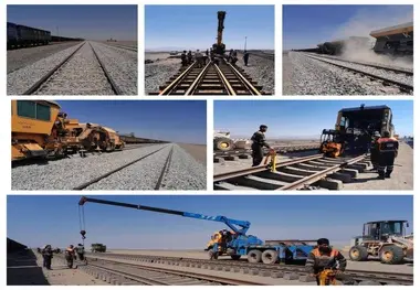 افزایش ظرفیت ایستگاه استراتژیک چادرملو با احداث دو خط جدید ریلی