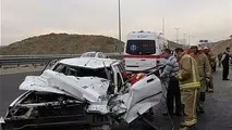 تصادف محور خوانسار ۸ مصدوم داشت