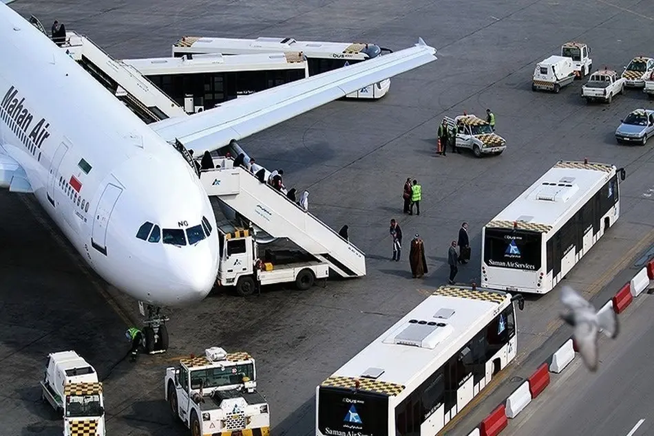 Flights, postponed by bad weather, resumed at Mashad airport