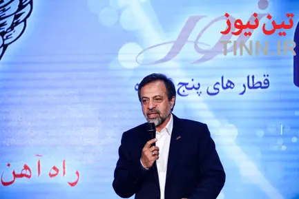 بهره‌برداری از قطارهای پنج ستاره نورالرضا با حضور سرپرست شرکت راه‌آهن