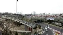 جدول وضعیت ترافیک لحظه‌ای راه‌های اصلی و فرعی استان تهران -
