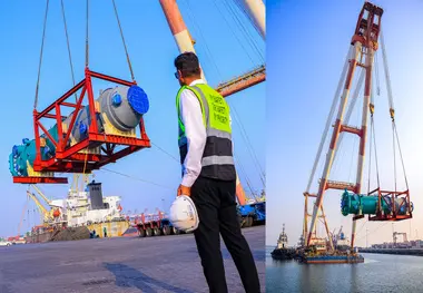 ثبت رکورد بارگیری بیش از ۱۶ هزار تن آهن آلات طی 24 ساعت در بندر شهید رجایی