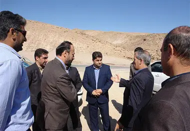 بازدید مدیرکل راه و شهرسازی خراسان شمالی از پروژه راهسازی محور دهستان سنگر شهرستان فاروج