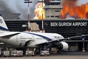 حملات موشکی ایران بار دیگر فرودگاه بن گوریون را تعطیل کرد